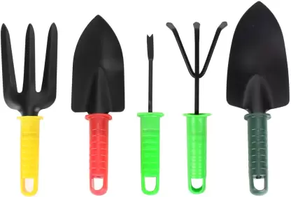 5 PIS GARDEN TOOL 1 5 piece metal gardening tools set including trowel transplanter original
