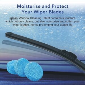 CAR WIND SCREEN CLEANER TABLET 2 Cheap Multifunctional Tablet Windscreen Detergent Mirror Tabs Effervescent Spray Cleaner Concentrated Detergent Powder Pill