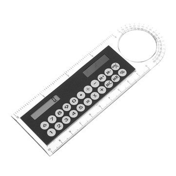 10 CM SCALE WITH DIGITAL CALCULATOR 1