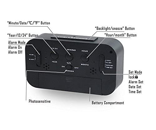 BLACK DIGITAL RECTANGLE CLOCK 4 BLACK DIGITAL RECTANGLE CLOCK 4