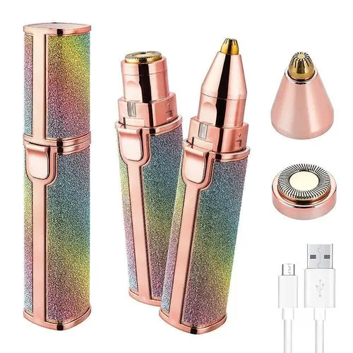 2 IN 1 USB Flawless Trimmer Rainbow Trimmer for Men & Women 1 2 in 1 rainbow flawless 500x500 1