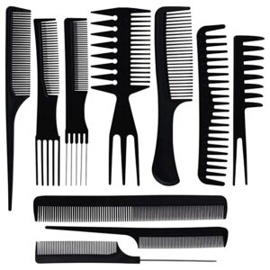 Sloane Beauty 10 Pcs Multipurpose Salon Hair Styling Professional Comb Kit 12 71DW OU6JL. SX679
