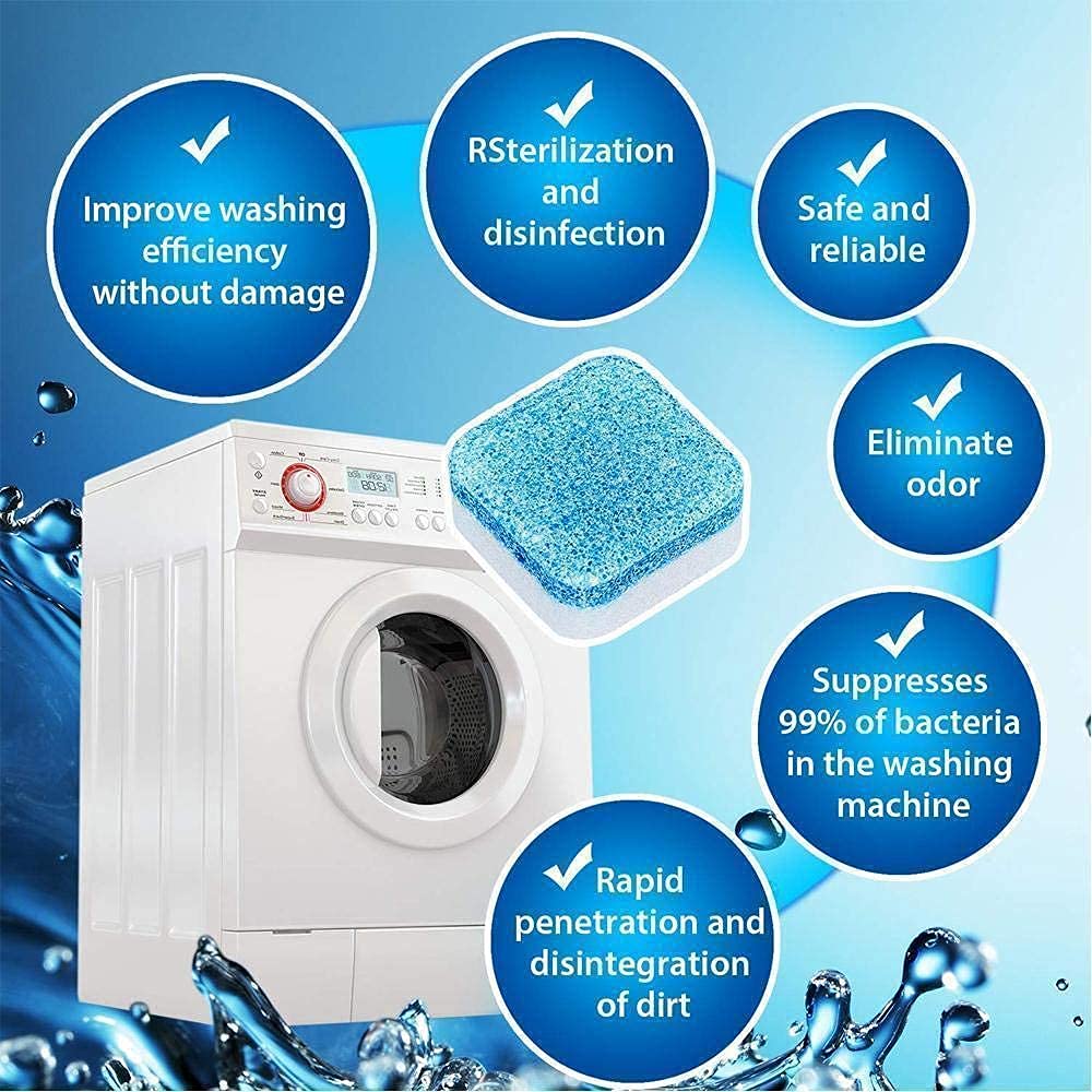 Antibacterial Washing Machine Cleaner (Pack of 6) 1 Antibacterial Washing Machine Cleaner Pack of 6