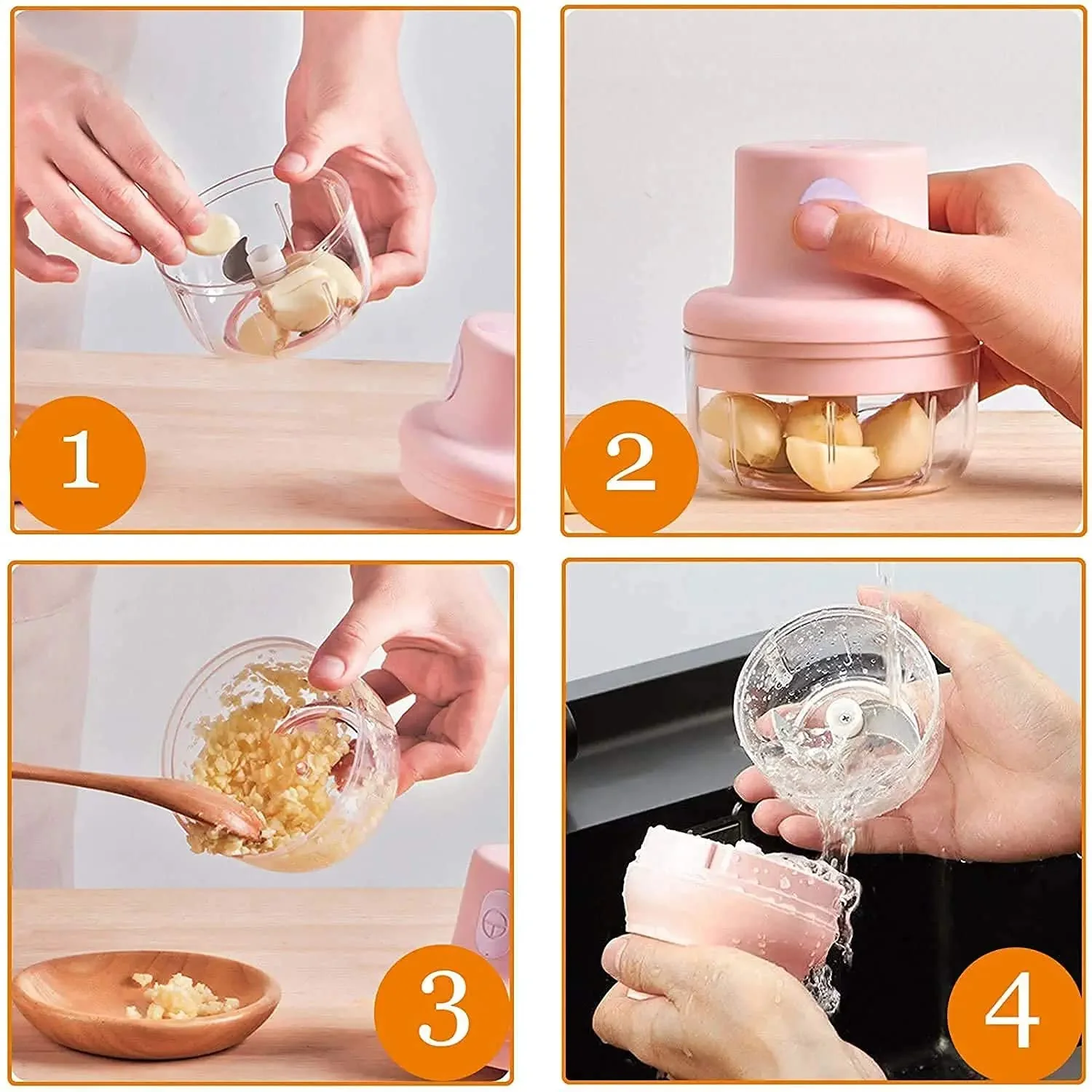 Electric Mini Garlic Chopper 2 Electric Mini Garlic Chopper 2