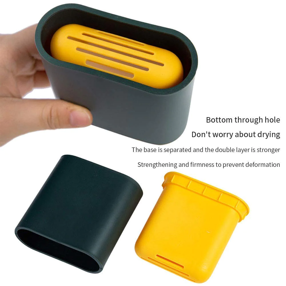 Silicone Toilet Cleaning Brush With Holder Stand 6 Silicone Toilet Cleaning Brush With Holder Stand 6