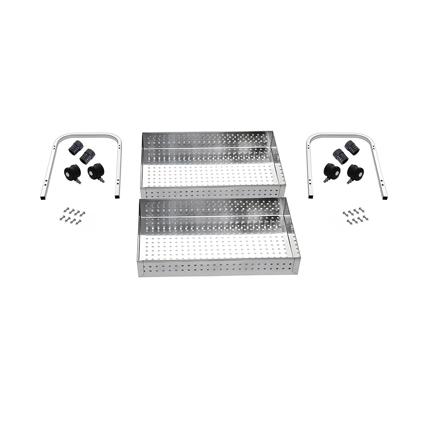 Stainless Steel 2 Tier Trolleys2 Stainless Steel 2 Tier Trolleys2