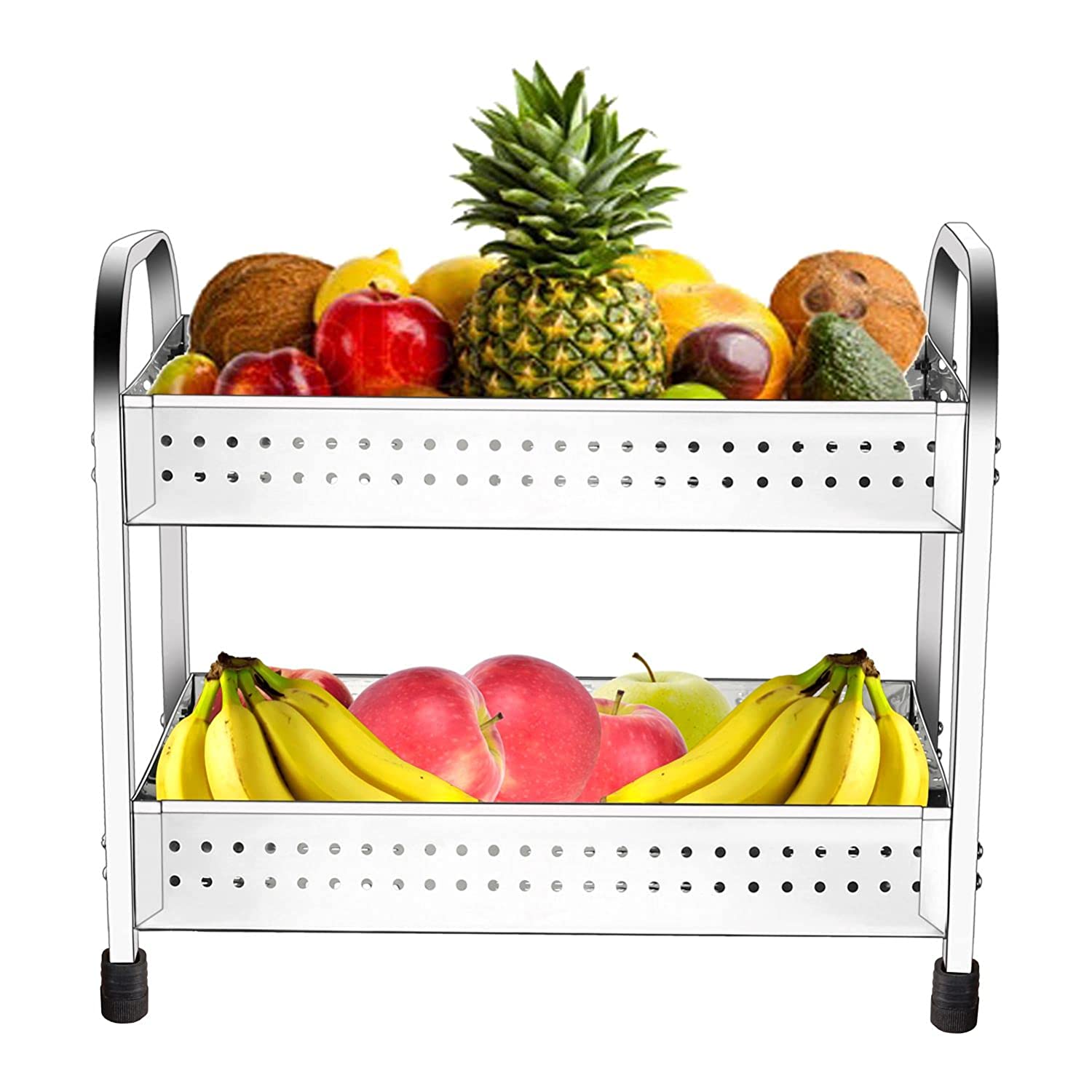 Stainless Steel 2 Tier Trolleys5 Stainless Steel 2 Tier Trolleys5