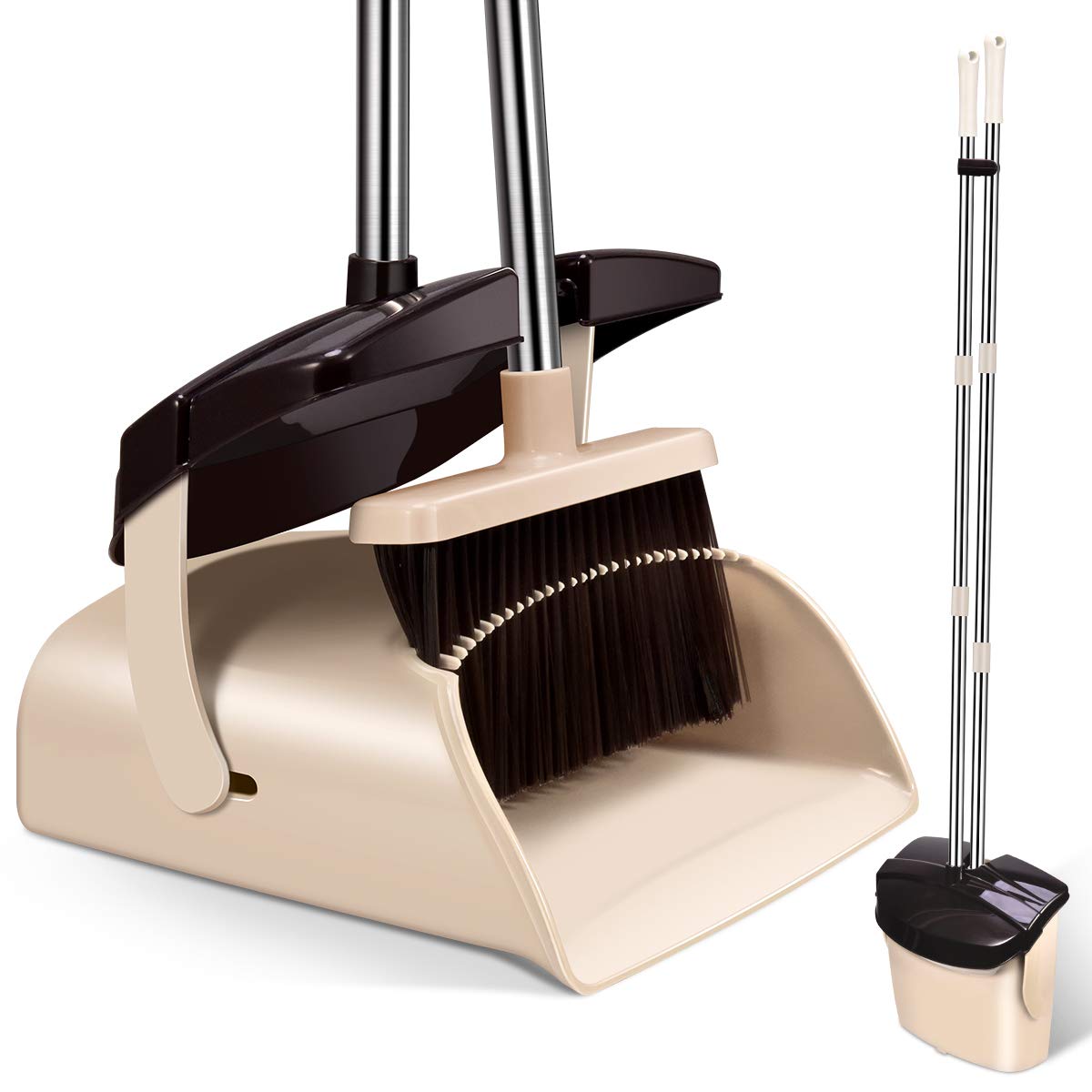 Windproof Mop With Broom Holder Pan 1 windproof mop with broom holder pan2
