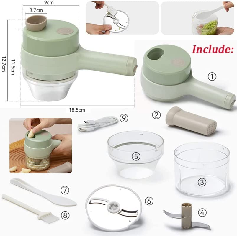 4 In 1 Handheld Electric Vegetable Cutter 7 4 In 1 Handheld Electric Vegetable Cutter 7