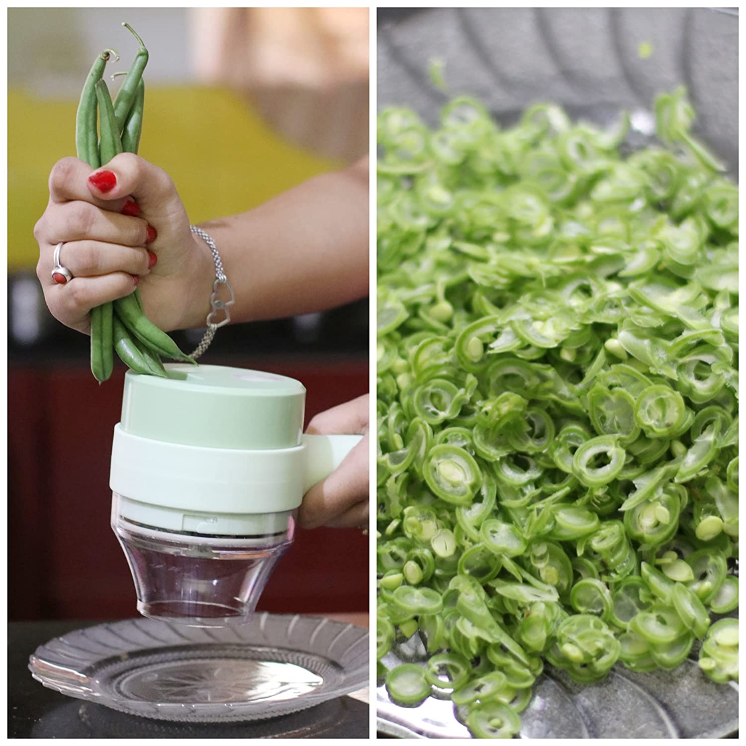 4 In 1 Handheld Electric Vegetable Cutter 9 4 In 1 Handheld Electric Vegetable Cutter 9